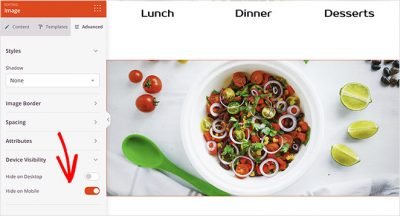 How to Hide an Image on Mobile in WordPress | SeedProd