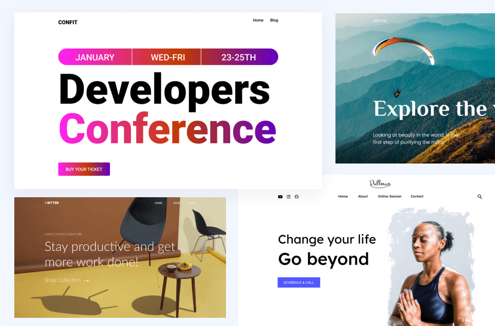 WordPress theme templates