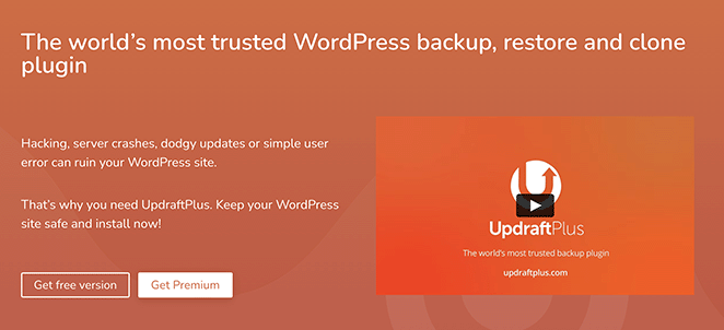 Updraft Plus best Jetpack alternative for backups