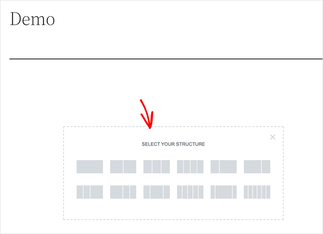 elementor columns and page structure