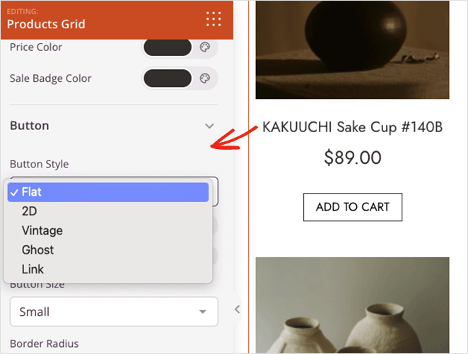 custom add to cart button woocommerce settings