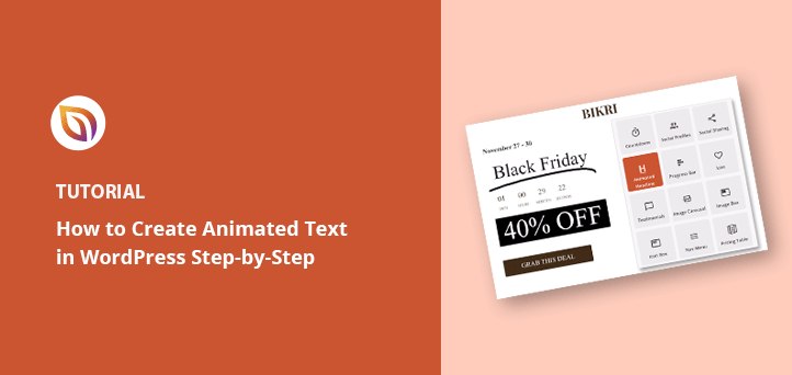 How to Create Text Animations in WordPress (Easy Steps)