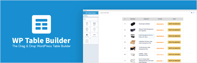wp-table-builder - SeedProd wp table builder plugin