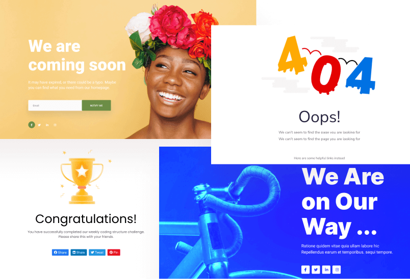 Build any landing page in WordPress