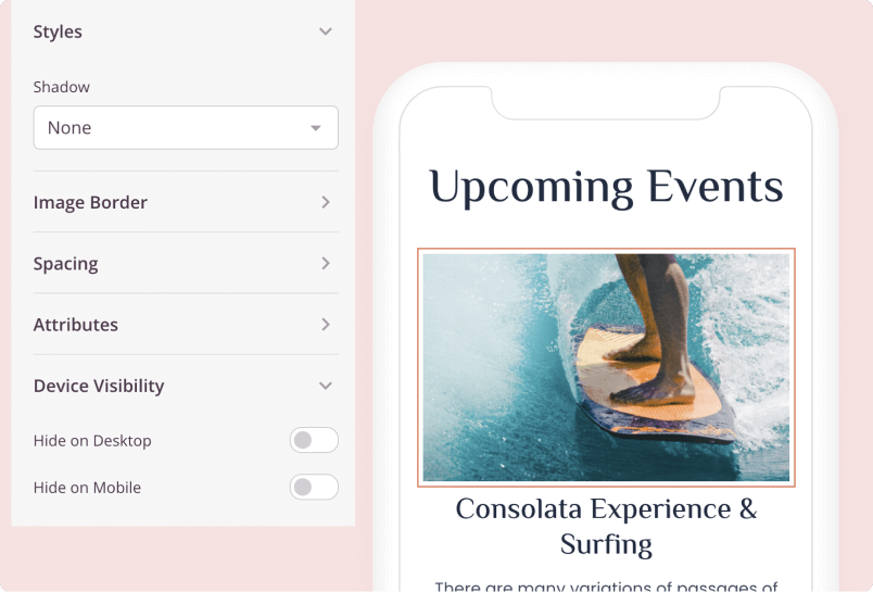 Live Mobile Landing Page Editing