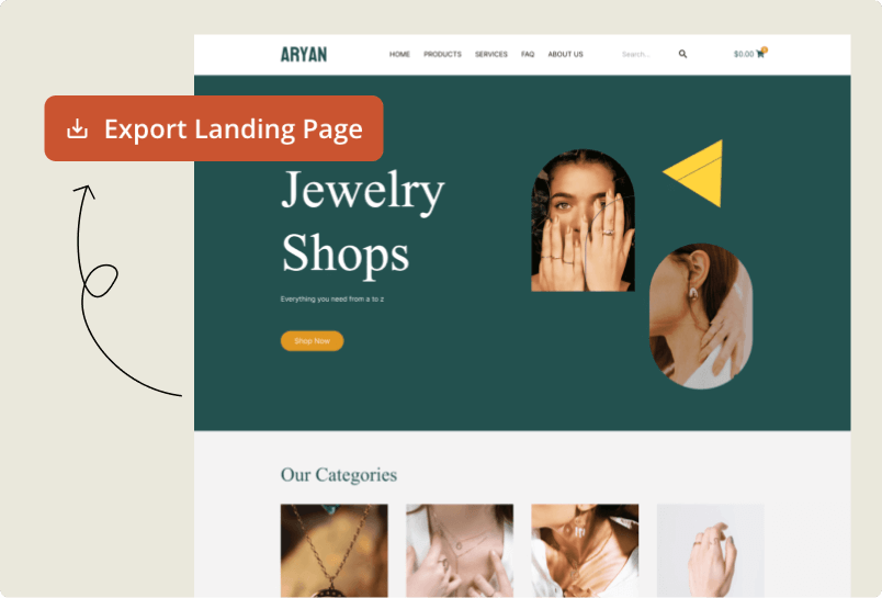 Import and Export coming soon pages