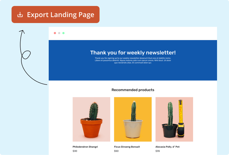 Export & Import with 1 Click