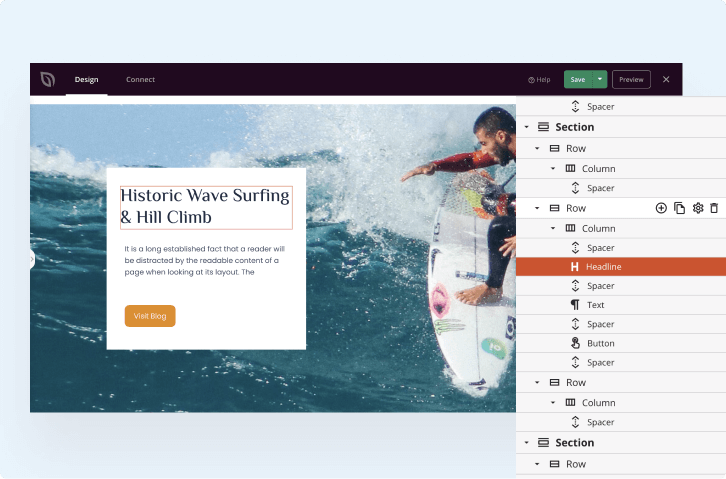 Easy Page Builder Navigation