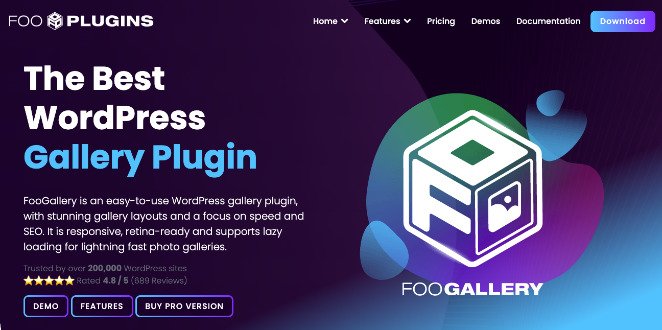 FooGallery plugin WordPress