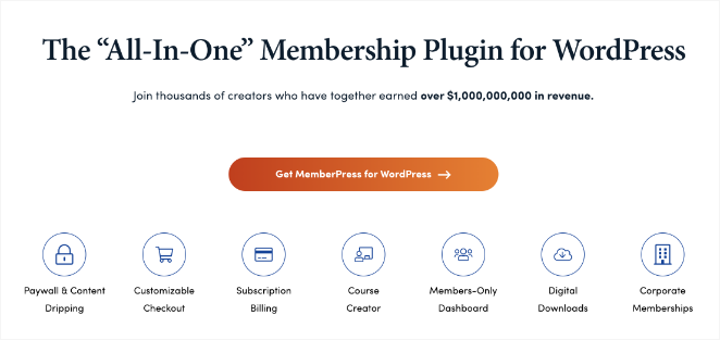 MemberPress Meilleur plugin WordPress d'adhésion