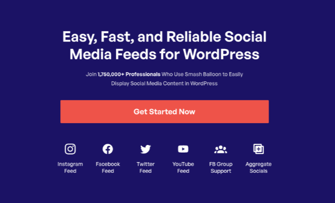 Smash Balloon, best facebook feed plugin for WordPress