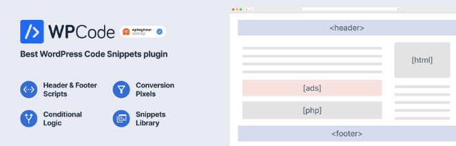 wpcode - SeedProd wpcode best WordPress plugin for code snippets