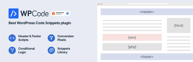 wpcode best WordPress plugin for code snippets