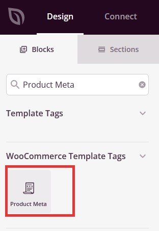 Product Meta Block