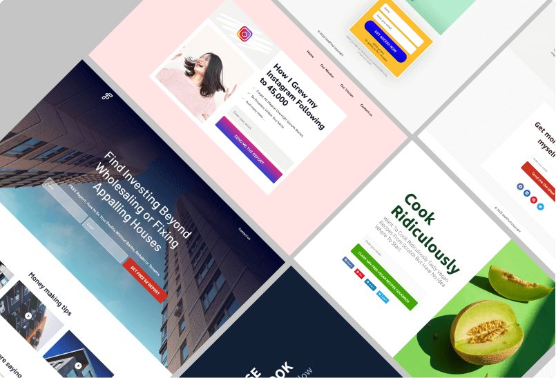 Squeeze page templates for WordPress