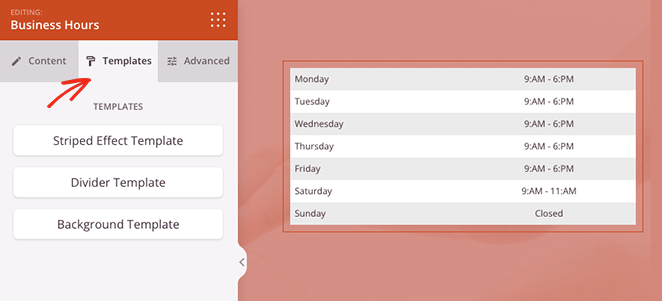 business-hours-templates - SeedProd Business Hours block templates