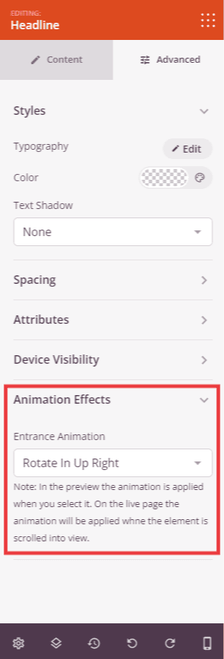 Animation Effects - SeedProd
