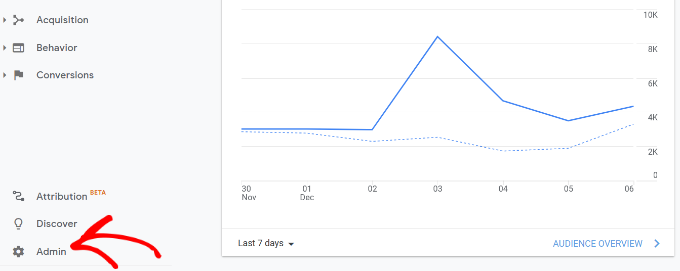 clickadminsettings1 SeedProd Google Analytics admin settings page
