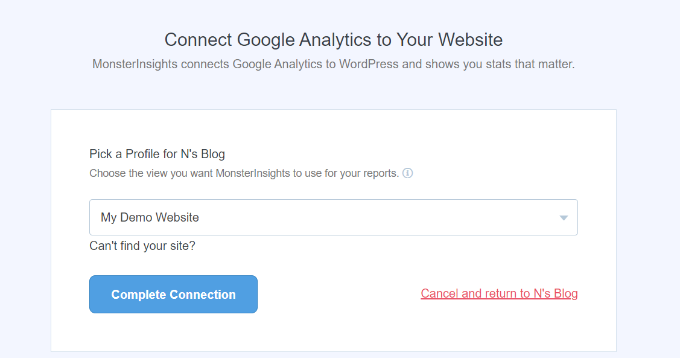 connectanalyticswithyoursite SeedProd Connect analytics to your WordPress site