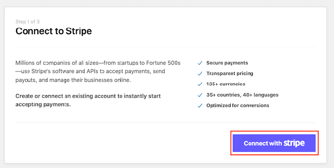 Connect with Stripe