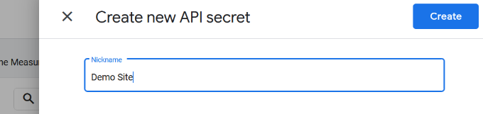 enteranameforyourapi SeedProd Enter an API name