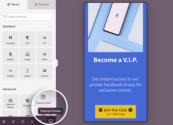 mobile-preview - SeedProd Landing page mobile preview