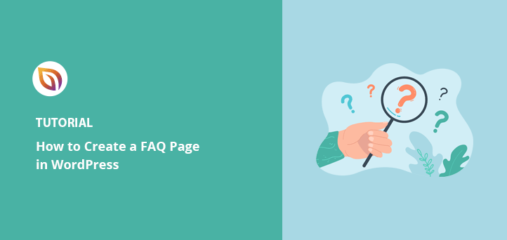 how to create a FAQ page