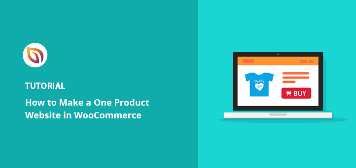 how to make one product website