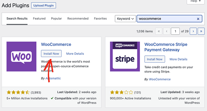 Installer WooCommerce