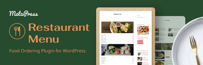 Restaurant Menu plugin by MotoPress