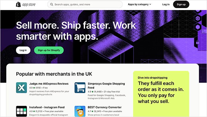 shopify-app-store - SeedProd Shopify app store