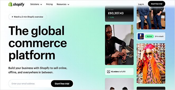 Shopify eCommerce platform