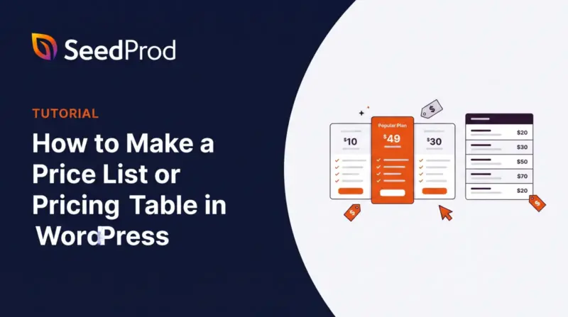 Como Criar uma Lista de Preços ou Tabela de Preços no WordPress