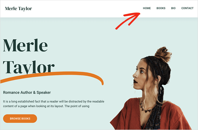 navigation-menu-example - SeedProd Navigation menu example WordPress