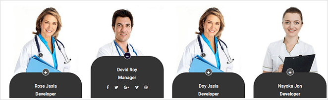 wp-team-plugin-example - SeedProd WP Team Member plugin example