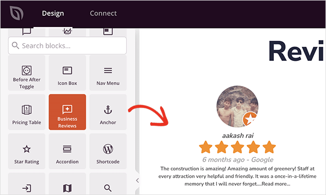 business-reviews-block - SeedProd SeedProd business reviews block