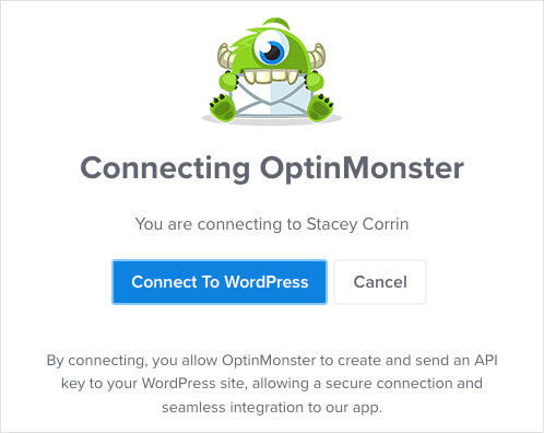 Connect OptinMonster to WordPress