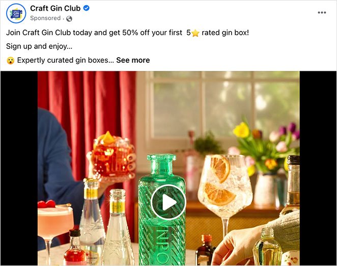 Craft Gin Club ad