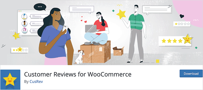 WordPress review plugins Customer reviews for WooCommerce