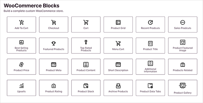 SeedProd WooCommerce blocks