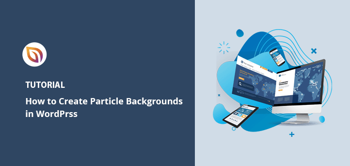 WordPress particle background tutorial