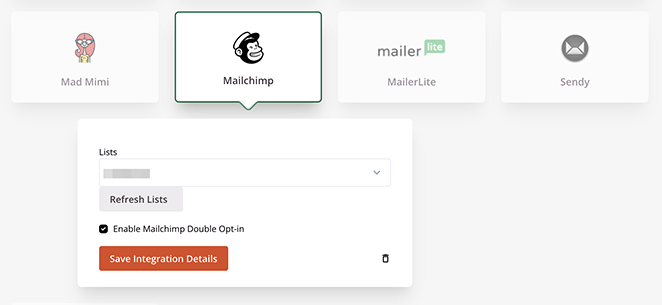 Save SeedProd mailchimp integration 