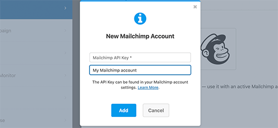 Mailchimp API key