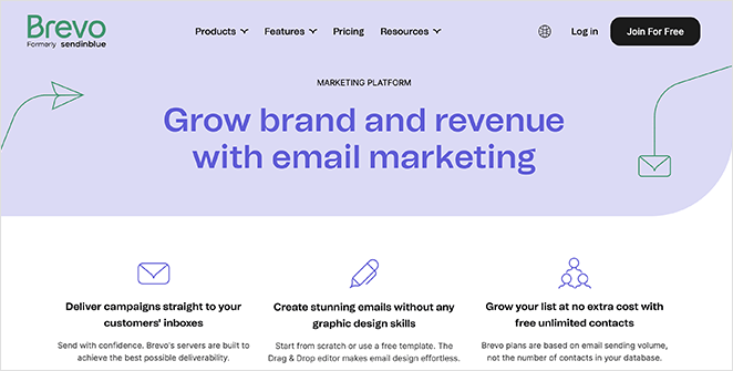 brevo-sendinblue - SeedProd Brevo email marketing software formerly sendinblue