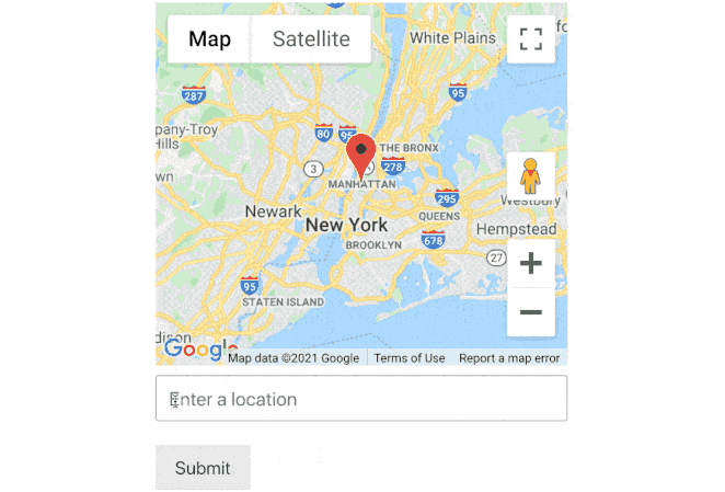 WPForms Google Maps address autocomplete