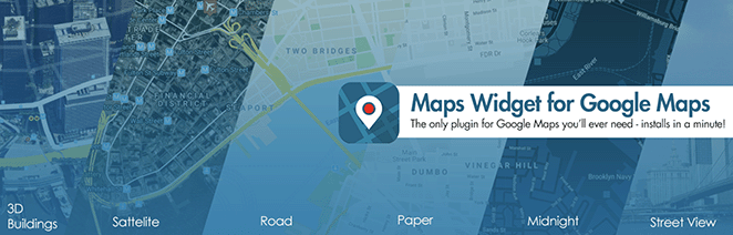 Widget pour Google Maps WordPress