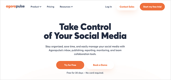 agorapulse - SeedProd Agorapulse giveaway plugin