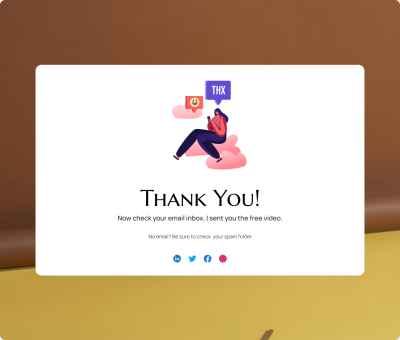 Responsive WordPress Thank You Page Templates + Examples