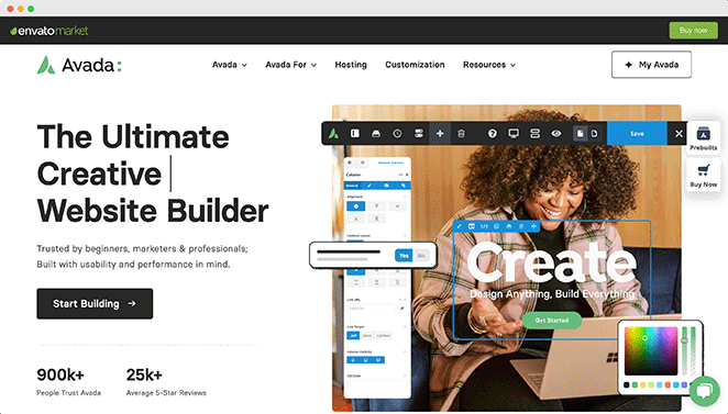 avada - SeedProd Avada popular WordPress theme