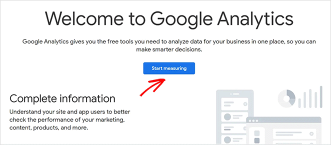 Start measuring